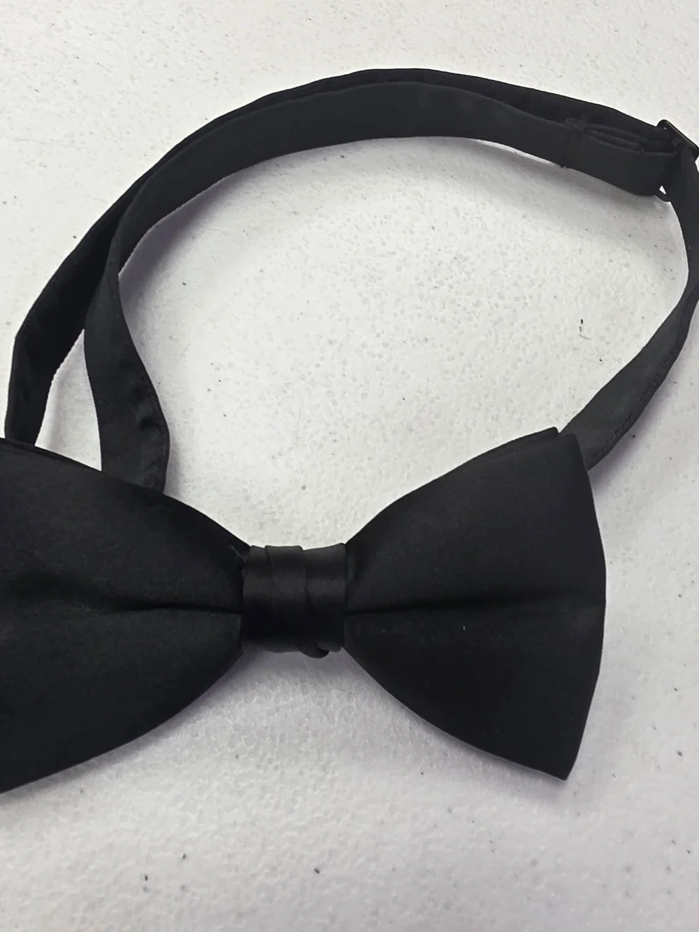 Kids Satin Bow Tie Trio - Pink, Black & Gold (Adjustable)